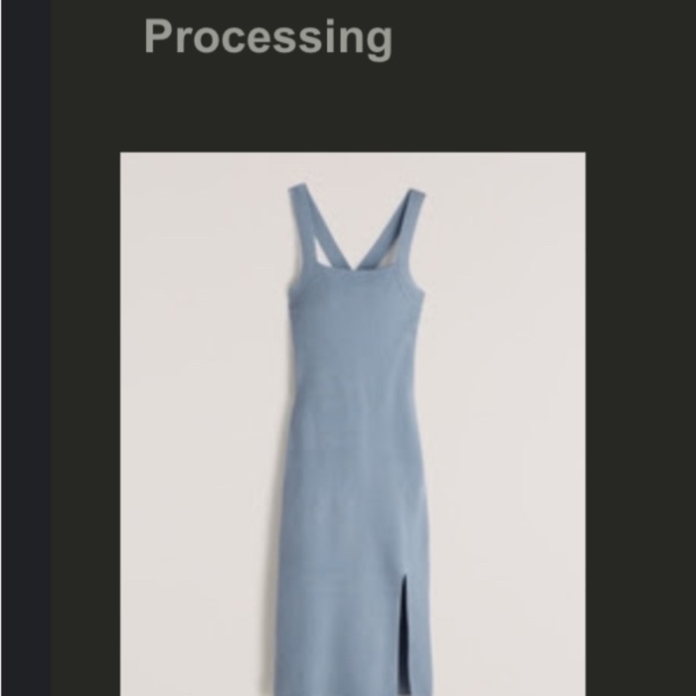 Abercrombie Blue Sleeveless Dress